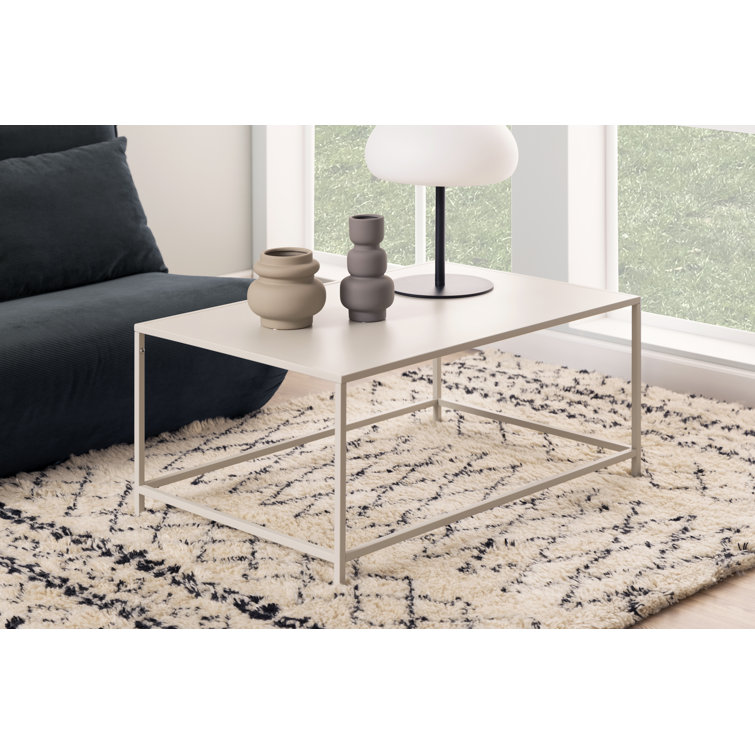 Aspect Design Newcastle Coffee Table Matt Sand Metal Wayfair.co.uk